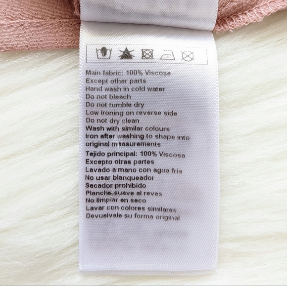 ba&sh Ruffle Trim Unity Blouse Top In Pink | Size 2/M - Picture 10 of 16